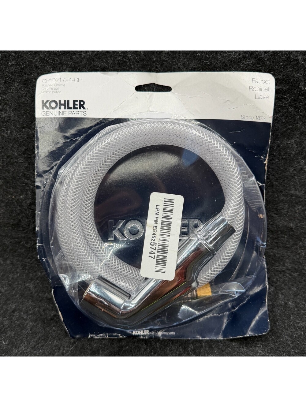 Kohler Kitchen Faucet Side Spray & Hose GP1021724-CP - New Sealed
